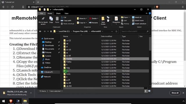 mRemoteNG Advanced External Tools - Setting Up FileZilla FTP Client смотреть онлайн