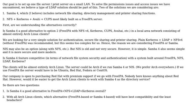 Is Samba 4 a good alternative to FreeIPA? смотреть онлайн