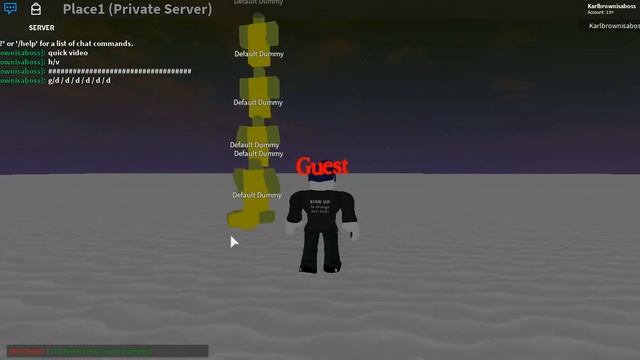 Roblox Guest Script FE смотреть онлайн
