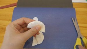 Цветы из ватных дисков и бумаги своими руками. Подснежники. Поделки на 8 марта