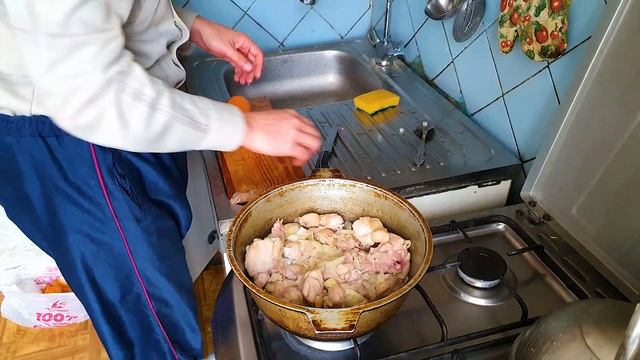 Плов с курицей смотреть онлайн
