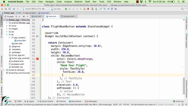 Raised Button and Alert Dialog Widget ( popup dialog ) | Flutter Tutorial using Dart #2.6 смотреть онлайн