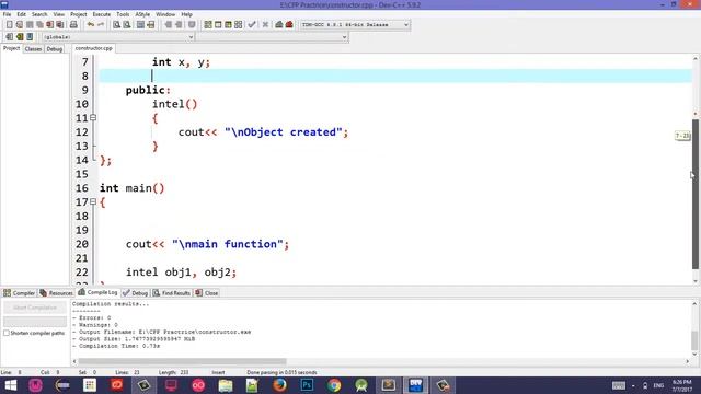 #6 C++ OOP Programs Pashto | Constructor - Default смотреть онлайн