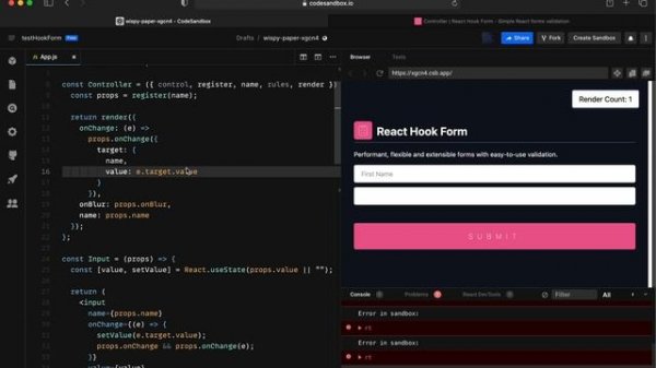 React Hook Form - Controller