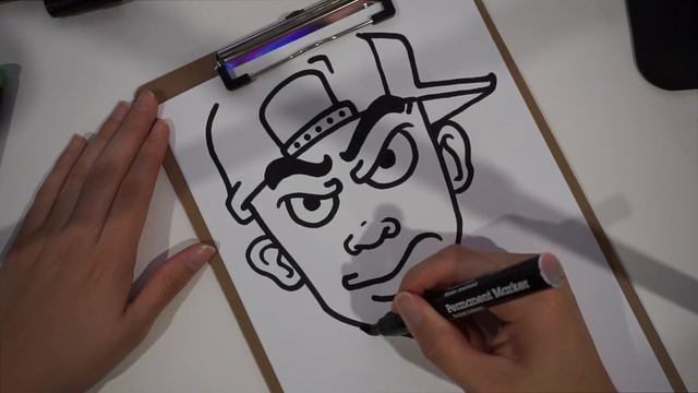 EASY Graffiti Character Face + Piece смотреть онлайн