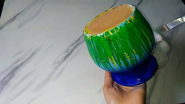easy one stroke pot painting idea. pot painting ideas for beginners. смотреть онлайн