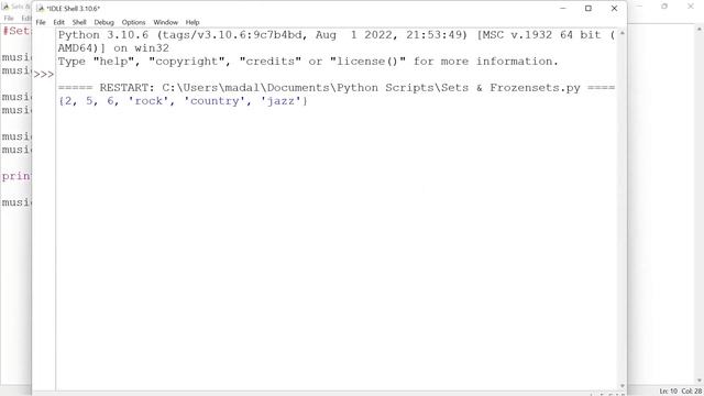 Sets & Frozensets - Intermediate Python #6 смотреть онлайн