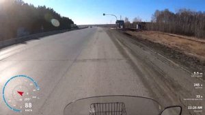 Honda Super Cab 110. Максимальная скорость.