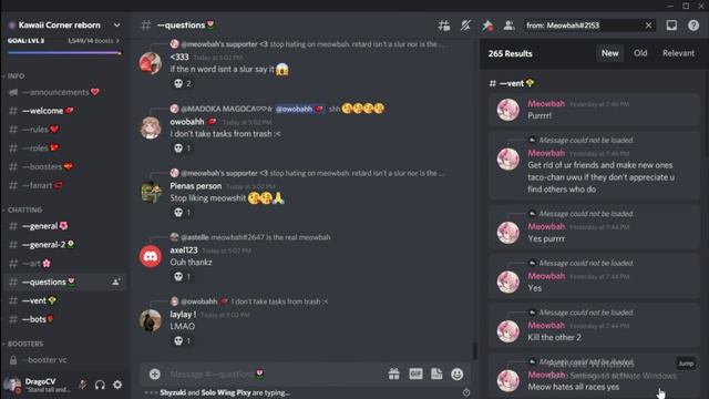 So I Joined Meowbah's Discord Server...