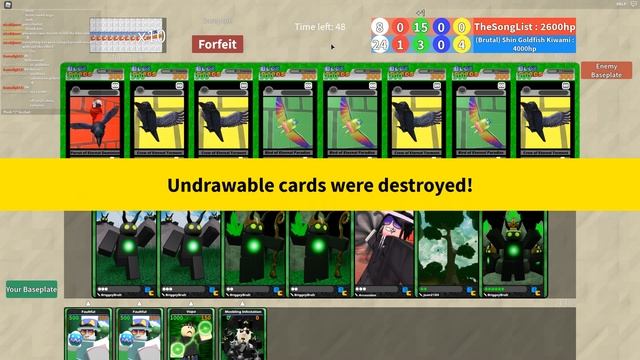 Roblox - Blox Cards | Defeating The AI! - (Brutal) Shin Goldfish Kiwami смотреть онлайн