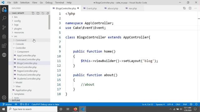 CakePHP 4 Create link & Change layout for a controller also for All controller.(9) смотреть онлайн