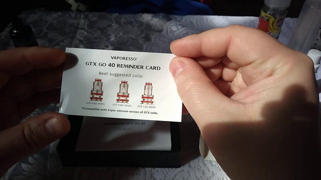 Vaporesso Gtx 40 смотреть онлайн