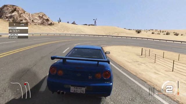 Nissan Skyline GT-R R34 V-Spec (Assetto Corsa) (R.I.P. Paul Walker 1970-2013) смотреть онлайн