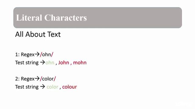 The Complete Regular Expressions Course with Exercises : Literal Characters смотреть онлайн