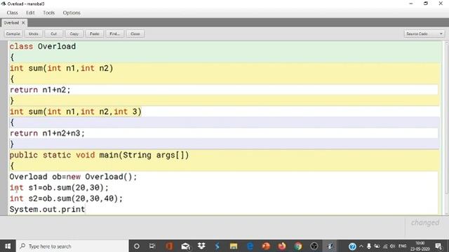Function overloading in java | method overloading in java | ICSE Class 10 Computer смотреть онлайн