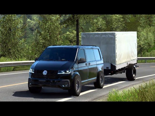 [ETS 2] Volkswagen Transporter T6.1 1_4WDVan Version NorgeRoad Trip смотреть онлайн