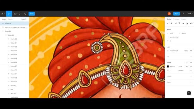 ganesh vector art | full video | illustration | figma | learn how to draw illustration in figma смотреть онлайн