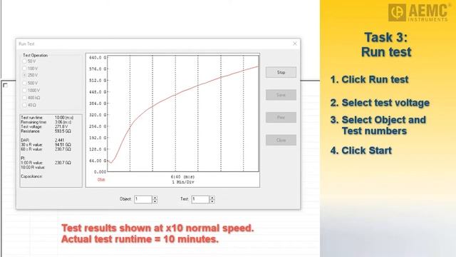 AEMC - Funciones del Megóhmetro Modelo 1060: Parte 2 - DataView смотреть онлайн