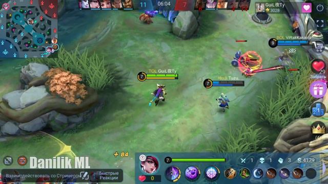 НЕПЛОХОЙ АДК ! ▶ Мобайл легенд ● Mobile legends смотреть онлайн