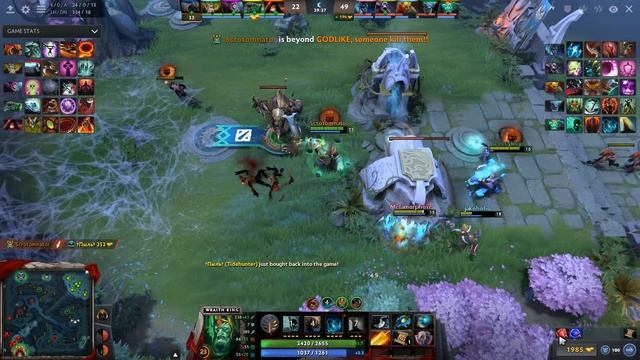 Stun-Stun-Stun! Immortal WK with Infinite Stun [Wraithfire Blast + Dragon Tail] Dota 2 Ability Draf смотреть онлайн