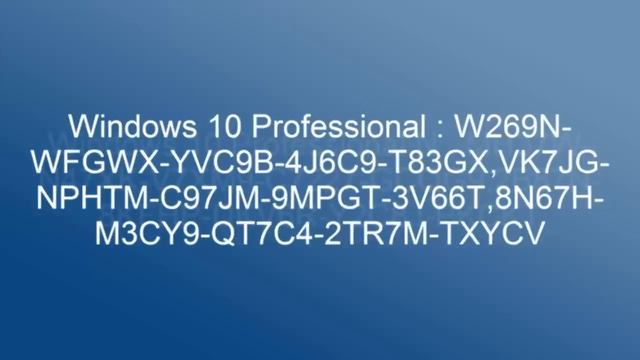 Windows 10 All Versions Activation Key 2016 100% working смотреть онлайн