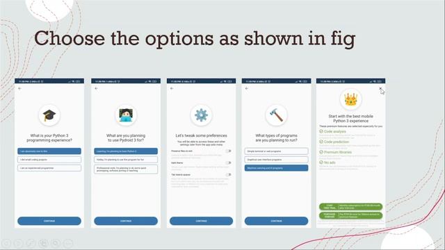 Python IDE For Mobile for running code of machine learning смотреть онлайн