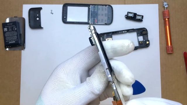 Как разобрать и как собрать Nokia C5-00 RM-745 смотреть онлайн