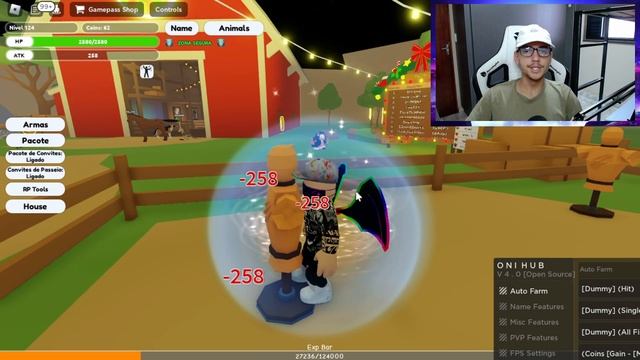 Animal Simulator Script ROBLOX!! Auto Farm Atualizado - Funcionando 2023 смотреть онлайн