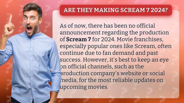 Are they making Scream 7 2024? смотреть онлайн