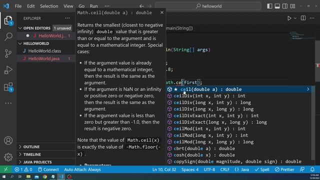 Java Math class and some of its very useful methods смотреть онлайн