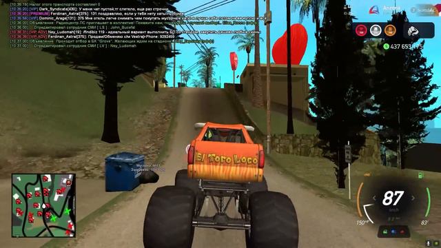 БУДНИ МАЖОРА НА ARIZONA RP GTA SAMP МОНСТР EL TORO смотреть онлайн