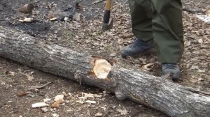 Тест топоров Fiskars X11 vs Олень Труд-Вача на стойкость РК