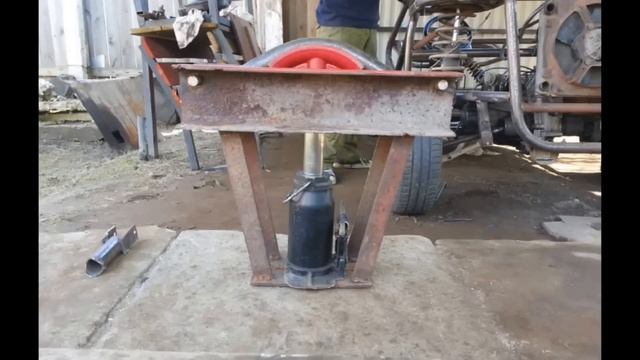 Самодельный трубогиб из домкрата (Как сделать трубогиб)