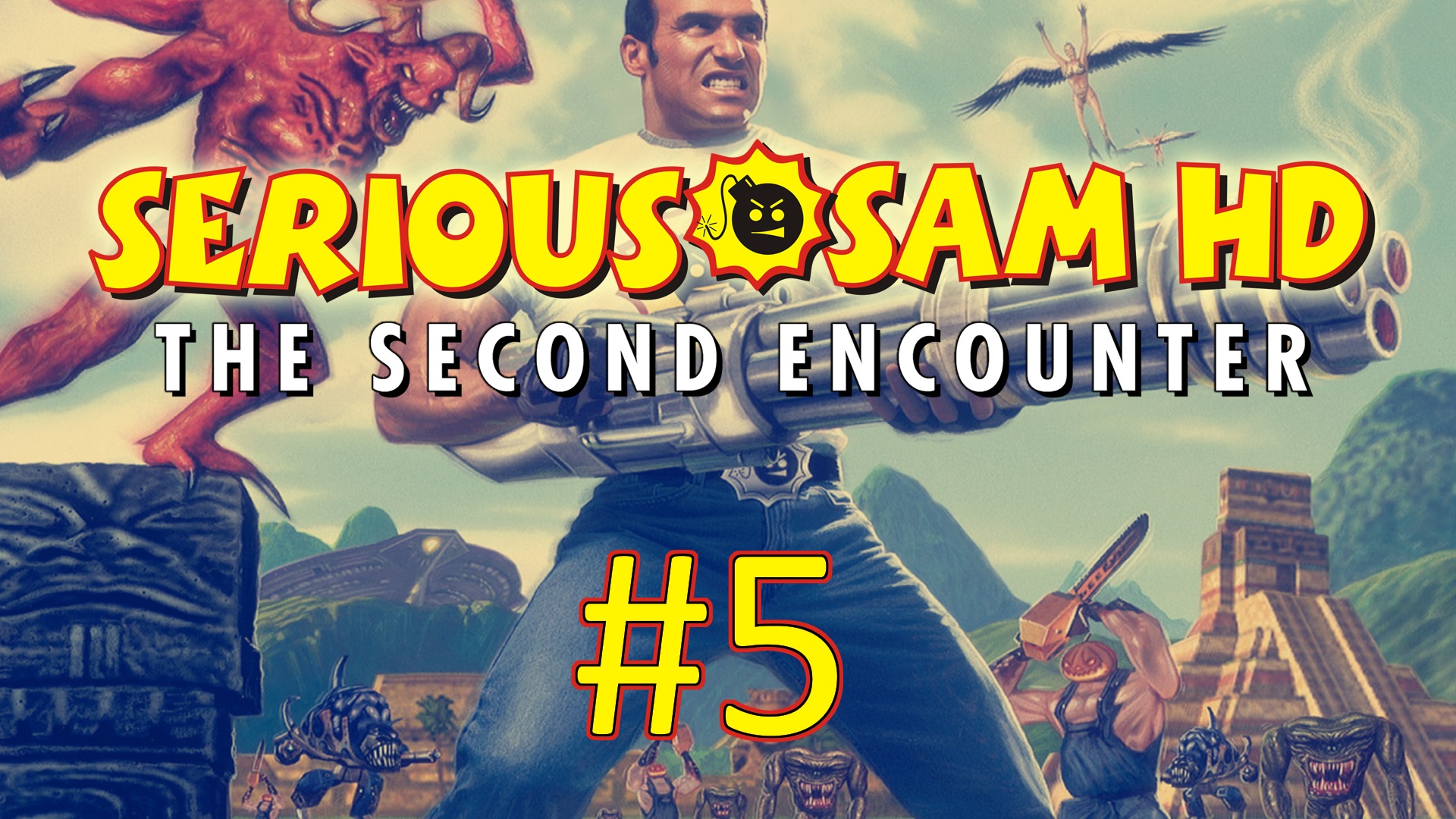 Прохождение Serious Sam HD: The Second Encounter - Часть 5. Теотиуакан - Змеиные дворы (кооператив)