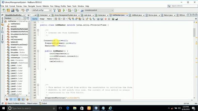 Java Library management system - step by step complete tutorial with source code #08 смотреть онлайн