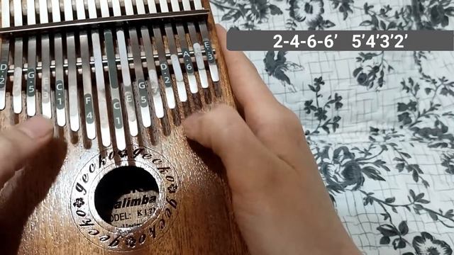 LAMBADA ||| Ellin KALIMBA tutorial with tabs смотреть онлайн