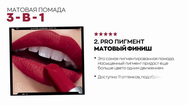 Губная помада «Матовая легенда» смотреть онлайн