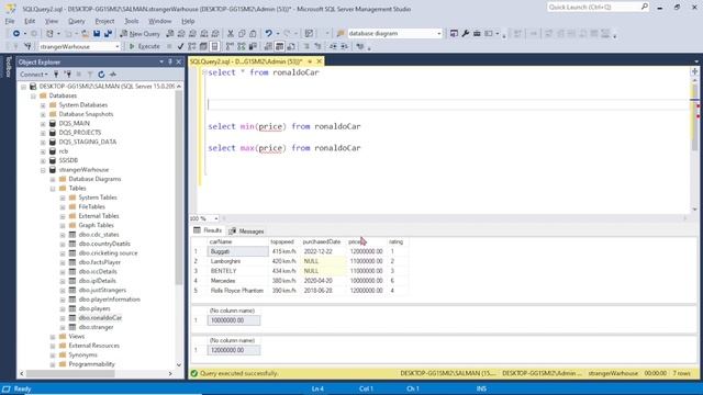 SQL Server Aggregation - Min| Max| Sum| Avg| Count смотреть онлайн