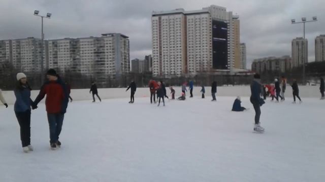 Покатушки в Тёплом Стане у м.Тропарёво 26.01.2020 смотреть онлайн