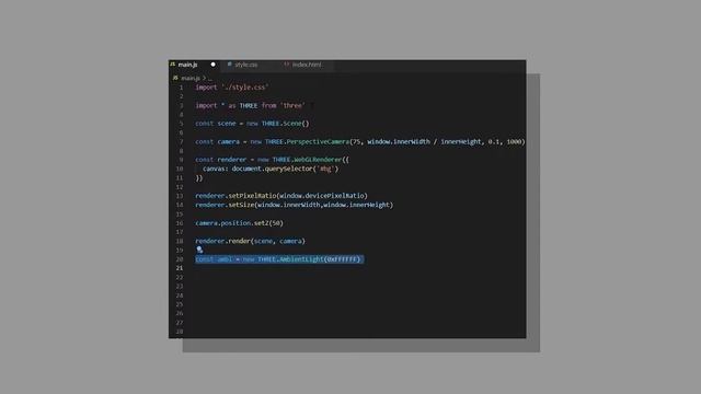 How To Make 3D Parallax Camera Movement Following the Mouse in Three.js смотреть онлайн