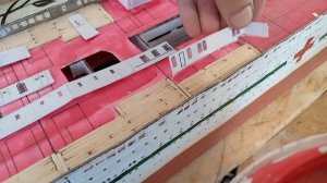 Модель «HMHS Britannic» 1:200 (B Deck) 2 часть.