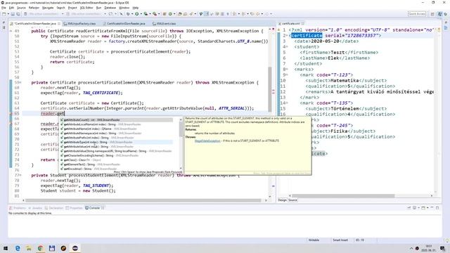 [Java #102] XML StAX feldolgozás Cursor API használatával смотреть онлайн