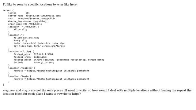 Nginx rewrite multiple locations смотреть онлайн