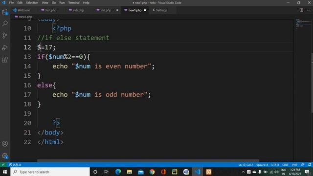 if else statement in || Php Tutorial for Beginners in Hindi || For Beginners - Full Course in Hind смотреть онлайн