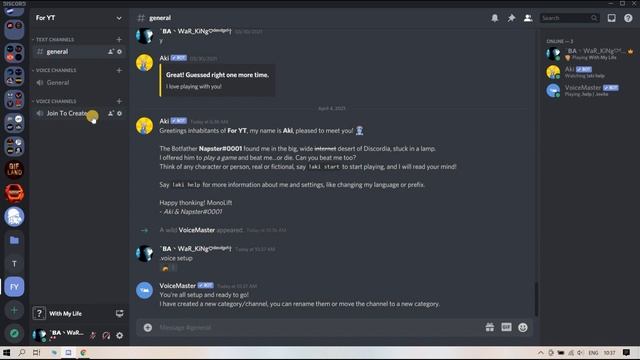 Create Your Own Voice Channel Discord Bot (2021) | How To Setup Voice Master Discord (HINDI) смотреть онлайн