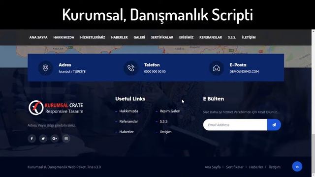 Kurumsal, Danışmanlık Scripti (Her Sektöre Uygun Php Scriptler) смотреть онлайн