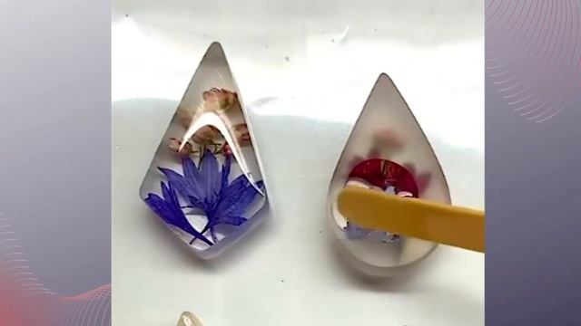 Ювелирная эпоксидная смола пробуждает застывшие цветы. смотреть онлайн