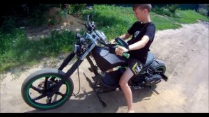 ЧОППЕР ИЗ СКУТЕРА. ТОРЖЕСТВЕННАЯ ПЕРЕДАЧА БУДУЩЕМУ ВЛАДЕЛЬЦУ