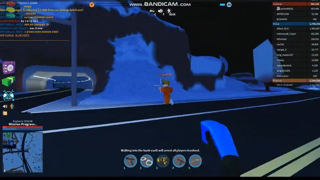 полицейский против бандитов в roblox смотреть онлайн