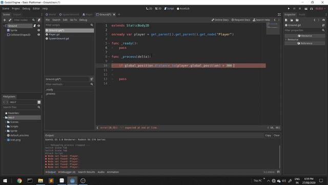 Godot 2D : Easy Endless Runner Tutorial смотреть онлайн